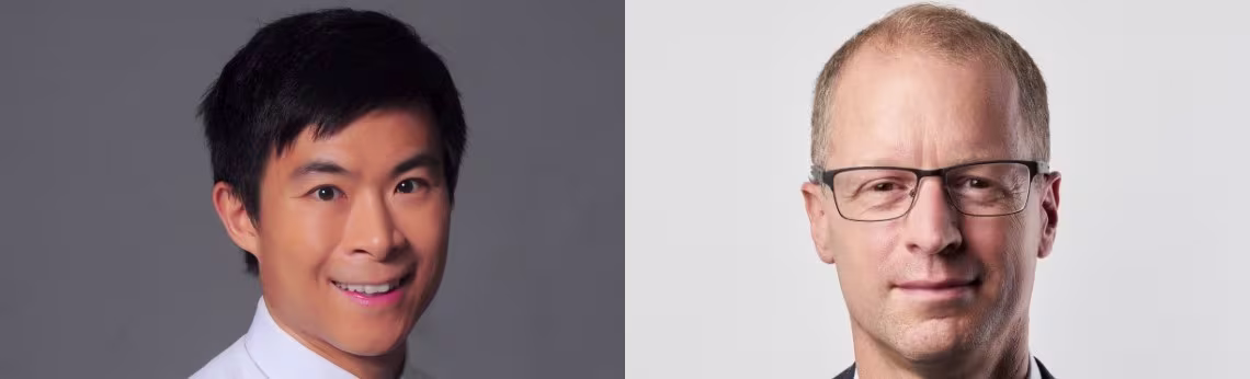 Headshots of Alex Edmans and Tom Gosling