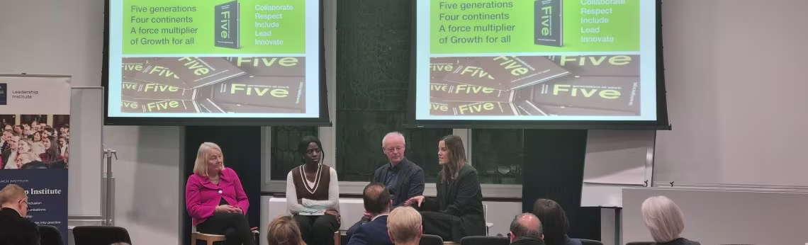 London Business School Leadership Institute Five Generations at Work book event