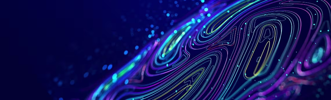 Illustration of neon neural network