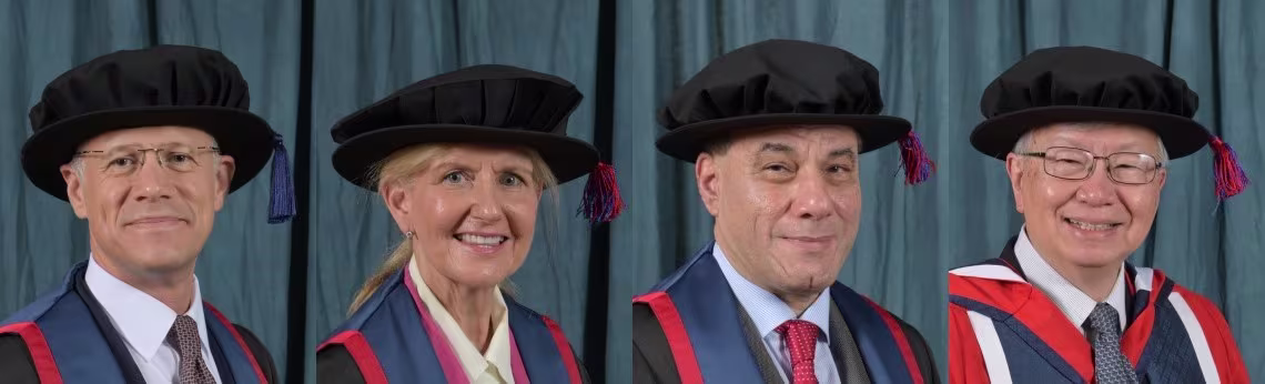Honorary fellowship and degree recipients at Congregation 2024
