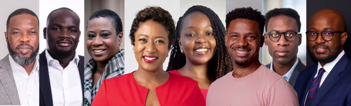 Portraits for leading Black intrapreneurs from the LBS community