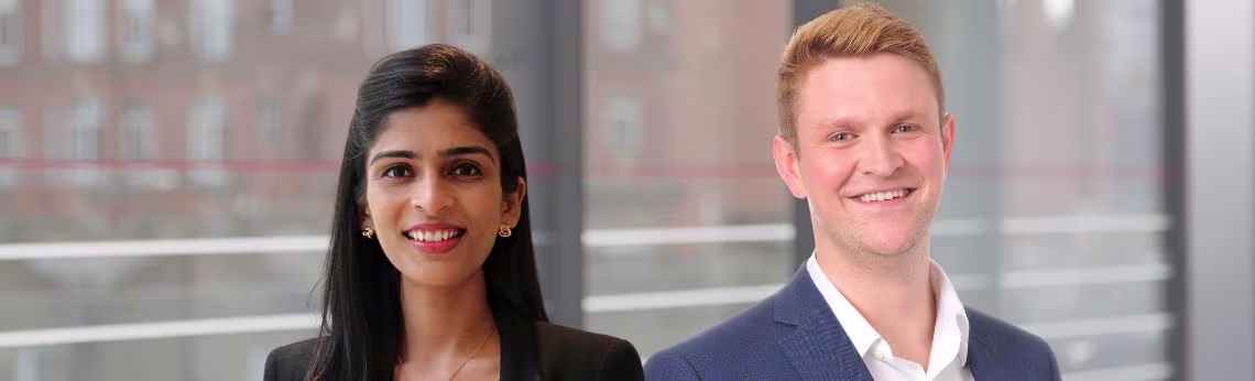 Priyal Keni and Alistair Adams, Poets & Quants Best & Brightest MBA Class of 2024