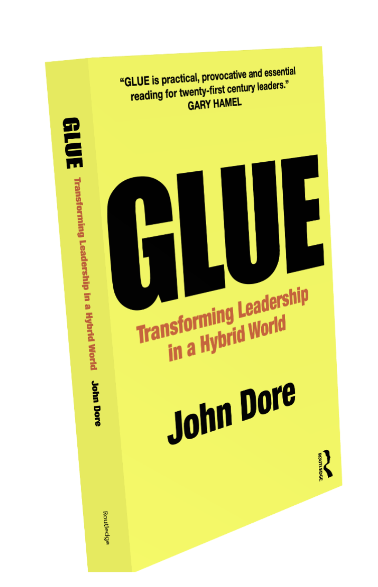 Glue book cover